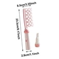 thumbnail image 3 of Wide Tooth Comb for Curls Detangling Double Row Wavy Tooth, Hair Brush for Curly Wavy Thick Long Wet Dry Hair, Shower Comb for Women Men, 3 of 4