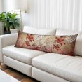 thumbnail image 2 of Ocean Red Turtles Body Pillow Cover 20 x 54 Inch Decorative Pillow Cover Coastal Coral Seagrass Vintage World Map Lumbar Pillowcase Seasonal Rectangle Cushion Case for Couch Sofa Bed Living Room, 2 of 9