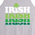 thumbnail image 2 of Instant Message - Irish Retro Repeat - Men's Jersey Tank Top, 2 of 5