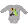 thumbnail image 3 of Inktastic 2nd Birthday Dinosaur 2 Year Old Boy Boys or Girls Long Sleeve Baby Bodysuit, 3 of 5