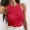 Red, variant on Women's Crop Top Short Tops Solid Color Neck Round Vest Sleeveless Tank Top Women's Top for Fitness Sport Yoga Green