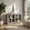 Gray, variant on Demi Bonn Kitchen Storage Cabinet, Buffet Sideboard, with Glass Sliding Door, for Dining Room, Kitchen, Living Room, Black