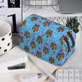 thumbnail image 7 of Sikiie Cute Puppy Print Flip Double-layer Pencil Case, All-purpose Stationery Bag for Study and Office, Zipper Design, Unisex, 7 of 7