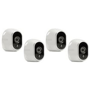 Arlo VMC3030-100NAR (VMC3030-100NAS) Wire-Free Indoor/Outdoor Security Camera 4-Pack (Base Station Not Included) - Certified Refurbished