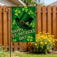 thumbnail image 4 of Drapeau de Jardin Double Face Résistant aux Intempéries en Lin pour la Saint-Patrick 18 Po x 12 Po, 4 of 6