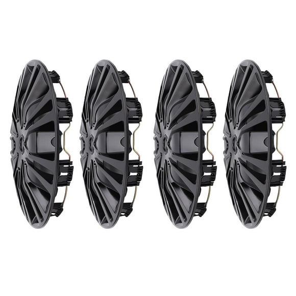 16in Wheel Hub Covers, 4Pcs R16 Snap On Wheel Rims Cover ABS Hubcaps Set Universal Fit for Car Truck SUV