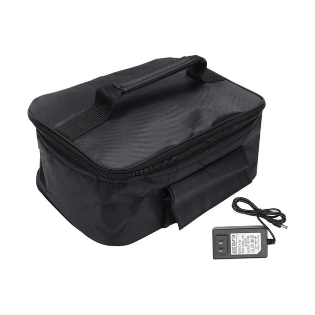 Lipstore Heated Lunch Box Bag Portable Oven Oxford Cloth Home Use Food Insulation Bag US adapter