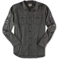 thumbnail image 1 of Ecko Unltd. Camisa tejida de manga larga con botones para hombre Denial, negro, XXX-Large, 1 of 1