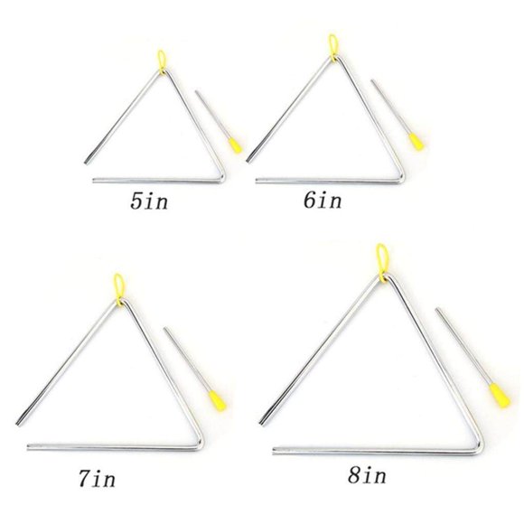 Becaristey Musical Triangle Birthday Gift Education Supplies Training Prop Enlightenment