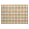 thumbnail image 2 of Addison Rugs Chantille Indoor/Outdoor Transitional Plaid Orange Washable Rectangle Rug, 1'8" x 2'6", 2 of 6
