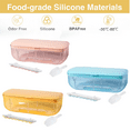 thumbnail image 4 of Silicone Ice Cube Tray with Lid container & scoop, Flexible & BPA Free Silicone Mold Making for Cocktail, 4 of 5