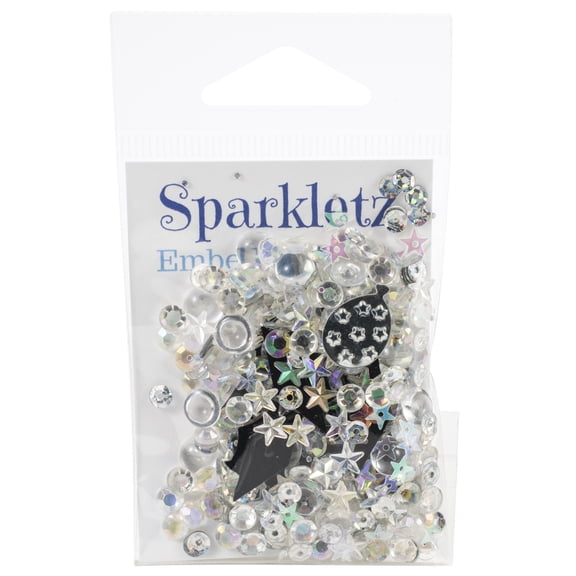 Buttons Galore Sparkletz Embellishment Pack 10g-Commencement