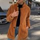 thumbnail image 1 of Pntutb Mujer Otoño e Invierno Color sólido Mangas largas Chaqueta de lana de doble cara Rebeca Abrigo Liquidación Pntutb Pntutb-1708, 1 of 7