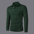 thumbnail image 5 of Vetsdori Long Sleeve Tshirts for Men Sweatshirt Winter Pullover Button up Work Plain Collar Casual Mens Tops, 5 of 9