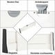 thumbnail image 5 of Divisores de cajones modulares, ajustables para cajones de 27,5 a 43,5 cm, perfectos para la organización de la oficina, la cocina, el baño y el dormitorio - Blanco, 5 of 6