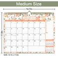 thumbnail image 3 of Djiypn Wall Calendar 2026-2027 – 18 Month Calendar 2026-2027, 11.6 x 14.7 In, Jan 2026 - Jun 2027 Small Calendar with Notes, Thick Paper, Holidays, Yearly Overview, Week Numbers, 3 of 9