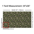 thumbnail image 3 of Castle Fairy Abstract Camouflage Fabric by the Yard 1 Yard,Black Green Home Decor Fabric by the Yard,Geometric Camo Room Decor Fabric by the Yard,Lightweight Room Decor, 3 of 6