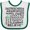 White and Green, variant on Inktastic Gastroschisis Support Awareness Gift Boys or Girls Baby Bib