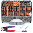 thumbnail image 1 of Kit de conectores Newdeli Deutsch 504PCS con engarzador y herramienta de extracción, 1 of 9