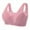 #2-Pink, variant on Patlollav Womens Plus Size Bra,Sexy Lace Front Button Shaping Cup Shoulder Strap Underwire Bra Extra-Elastic Wirefree