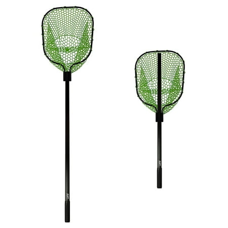 UPC: 0850023535733 | Tackle HD Telescopic Landing Net  36 to 57-Inch Long Fishing Net  Fish Net with 12-Inch Deep Rubber Mesh  Fishing Gear and Equipment for Saltwater  Freshwater  or Fly Fishing  Green