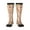 3 Black, variant on Hot Dog Burger Print Thigh High Socks Extra Long Stretchy Sock Women Over Knee High Opaque Stocking Daily Wear