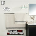 thumbnail image 3 of Double Towel Bar Matte Stainless Steel Bath Towel Rack for Bathroom Towel Holder Wall Mount Total Length TBLPB, 3 of 9