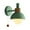 Green_Base#3821, variant on LED Bedlight Wall Lamp | Modern Iron Wall Sconce for Bedroom, Living Room, Hotel | Energy-Saving Decorative Lighting | 16x15x15cm | Yellow, Pink, Green, White | 1 Pack