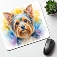 thumbnail image 6 of Yorkshire Terrier Yorkie Dog Watercolor Style Mouse Pad Low Profile Gaming Mat, 6 of 7