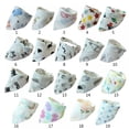 thumbnail image 3 of Baby Bibs Triangle Double Layers Cotton Cartoon Animal Baby Bibs Towels,0-3 Year, 3 of 3