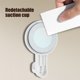 thumbnail image 5 of Ganchos adhesivos resistentes sin taladros Sin daños para baño y cocina - Garchos de pared resistentes para toallas, batas y utensilios con tecnología de aspiración, 5 of 6