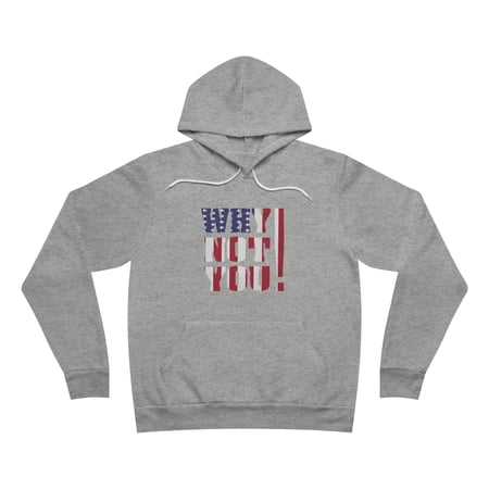 DJH Apparel | Why Not You! US Flag Unisex Sponge Fleece Pullover Hoodie DJH Apparel | Why Not You! US Flag Unisex Sponge Fleece Pullover Hoodie