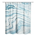 thumbnail image 2 of Creative Products Blue Marble Shower Curtain, 2 of 7