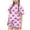 Purple, variant on Cethrio Girls Summer Outfit Sets 2 Piece, Short Sleeve Vacation Crew Neck Kids' Clothing Sets Hot Pink Size 6