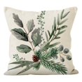 thumbnail image 1 of XWSHYW Almohadas y Fundas Funda para Almohada Navideña de Invierno, Funda de Cojín con Estampado de Piña de Lino, Decoración para Sofá Del Hogar, Funda de Almohada, 1 of 2