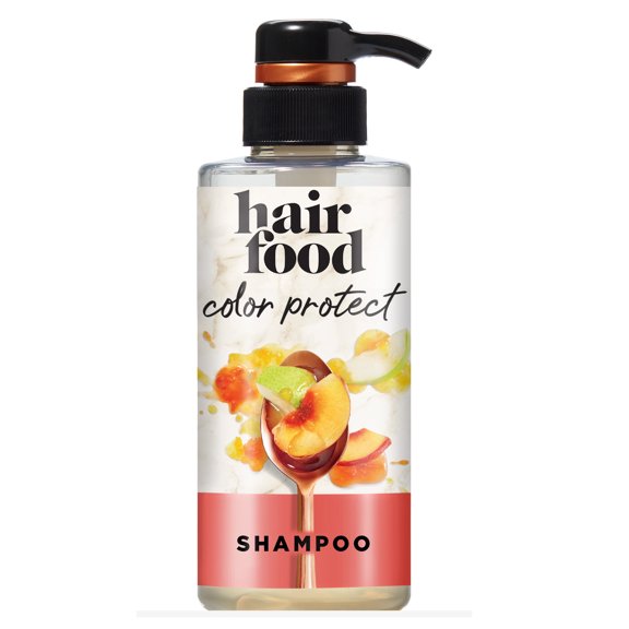Hair Food White Nectarine & Pear Color Protect Shampoo, 10.1 fl oz, For Color Treated Hair