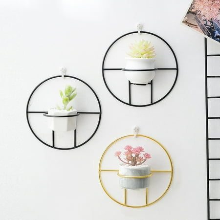 

jiaroswwei Plant Holder Elegant Decorative Fine Workmanship Wall Mounted Flower Pot for Home