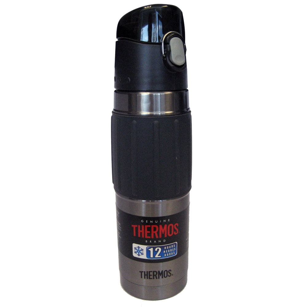 Charcoal Thermos Vacuum Insulated 18 Ounce Stainless Steel Hydration Bottle 