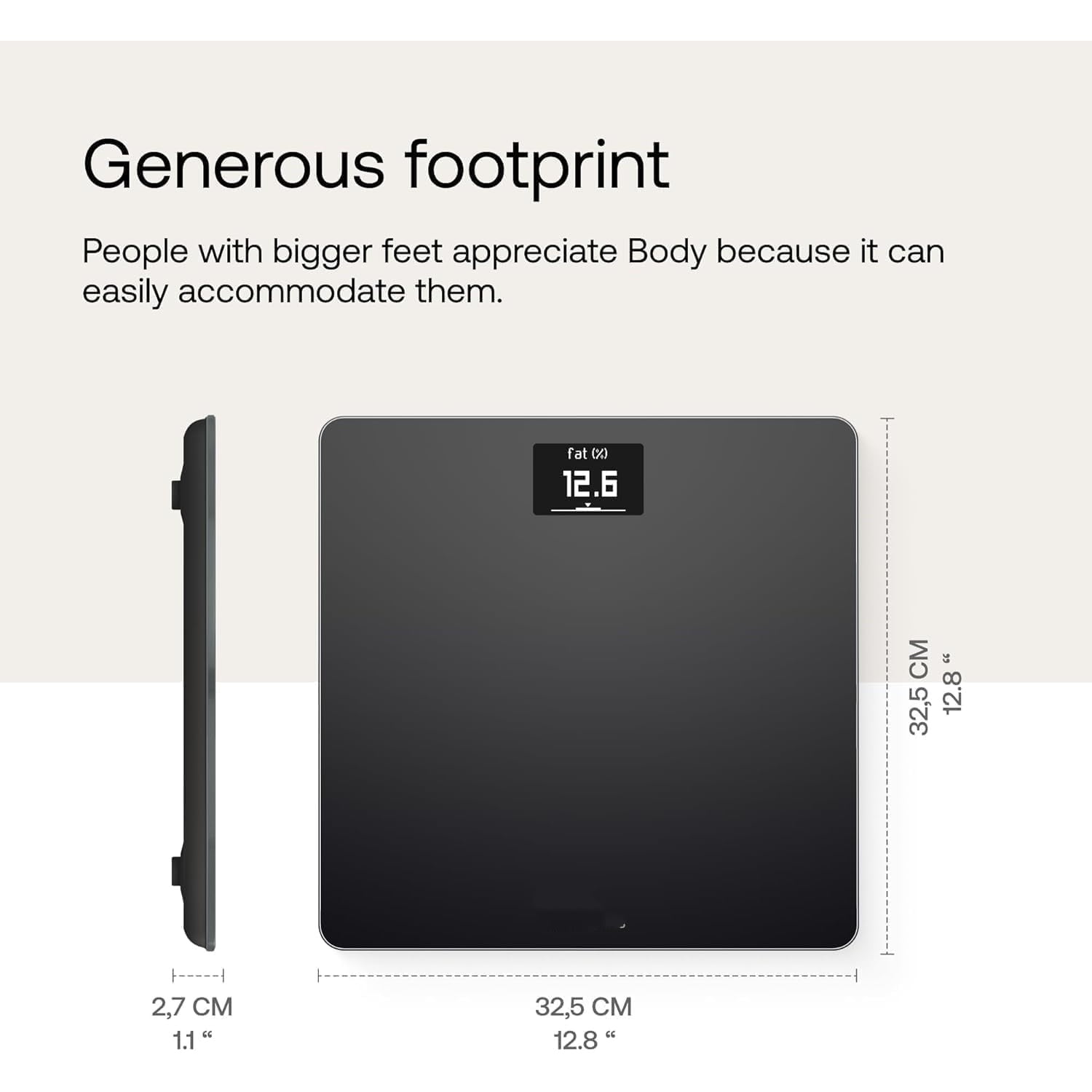 Digital Wi-Fi Smart Scale with Automatic Smartphone App Sync, BMI, Multi-User Friendly, with Pregnancy Tracker & Baby Mode