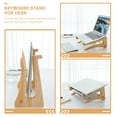 thumbnail image 3 of EeaseCA Countertop Laptop Stand Notebook Computer Holder Office Laptop Wooden Riser, 3 of 7
