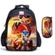 thumbnail image 1 of Mochila escolar con estampado 3D de SONIC RACING para niños y niñas, morral escolar con dibujos animados para libros Fivean unisex, 1 of 2
