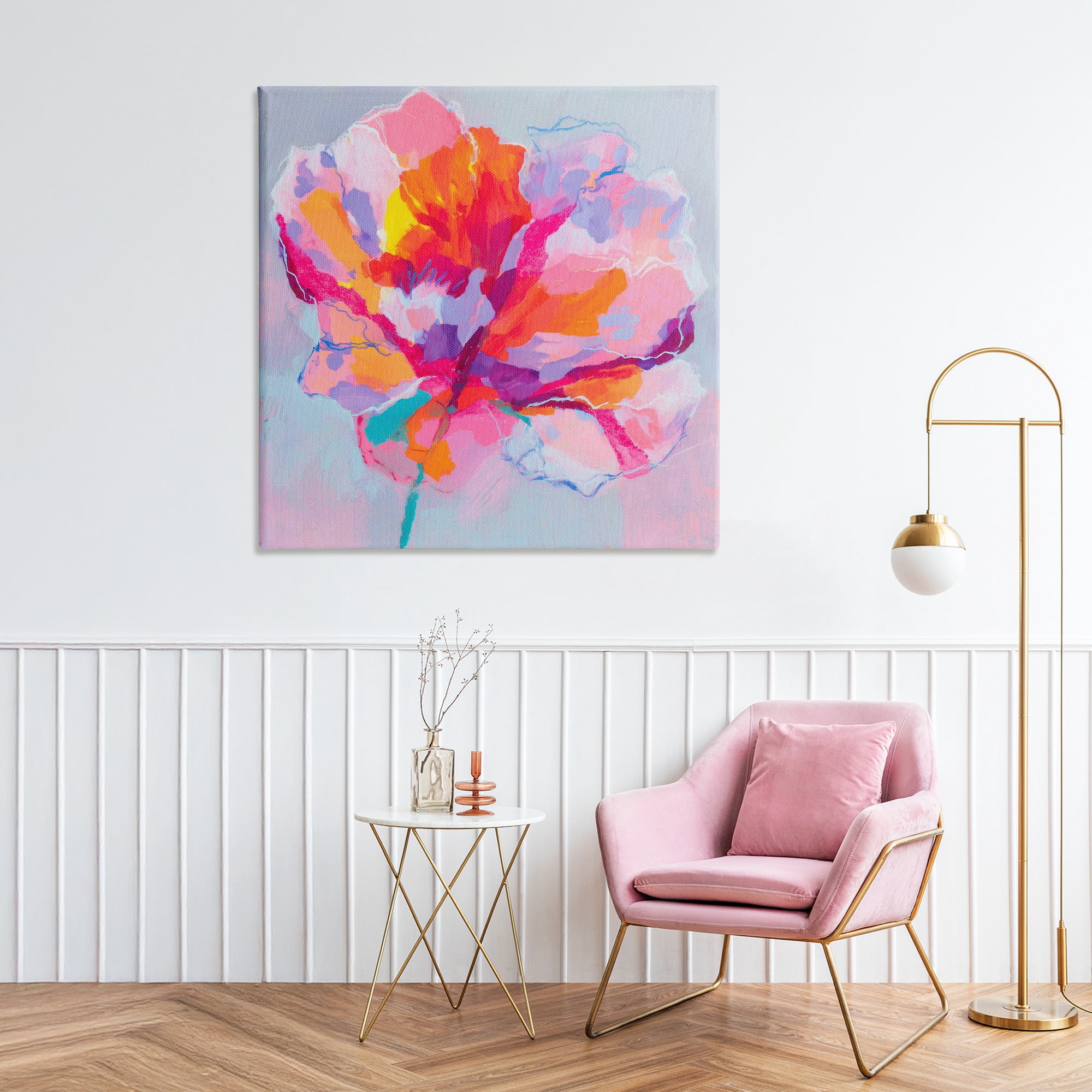 Stupell Industries The Open Petal Expression Canvas Wall Art, design by Chromatic Storm Studio