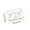 White, variant on Purple Purple Portable Contact Lens Case Double Compartments With Tweezers Slot Compact Travel