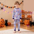 thumbnail image 5 of KPOPLK Toddler Girl Pajamas Outfit Sets Long Sleeve Halloween Pajamas Kids Girls Clothes PJs Two Piece Kids Jammies 2 to 8 Years Size 5-6 Years, 5 of 9