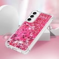 thumbnail image 5 of Case for Samsung Galaxy S23 FE Case Glitter Liquid Cute Clear Phone Case Floating Quicksand Shockproof Protective Bumper Soft TPU Case for Samsung Galaxy S23 FE Love Pink YB, 5 of 14