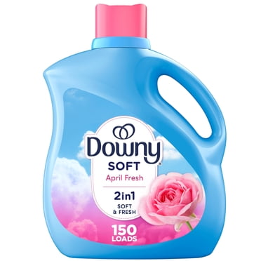 Downy Soft, 2 in 1 Soft and Fresh Liquid Fabric Softener, April Fresh, Fabric Conditioner Liquid provides softness and freshness for fabrics 150WL