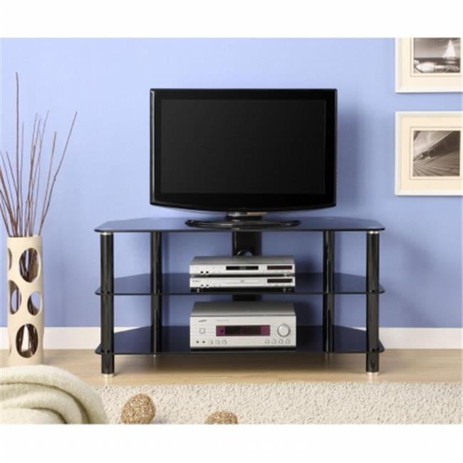 Innovex TC280G29 41 in. Glass TV Stand Black Walmart Canada