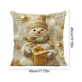 thumbnail image 3 of Taotanxi Christmas Throw Pillow Covers, 18 x 18 Inch for Sofa Couch Set of 1, 3 of 6