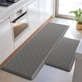 thumbnail image 1 of Tapete para Cocina, Antifatiga y Acolchonados con Base Antideslizante Estriada, Alfombras Impermeables y Ergonómicas para Estar de Pie,Tapete Baño,Gris, 1 of 4