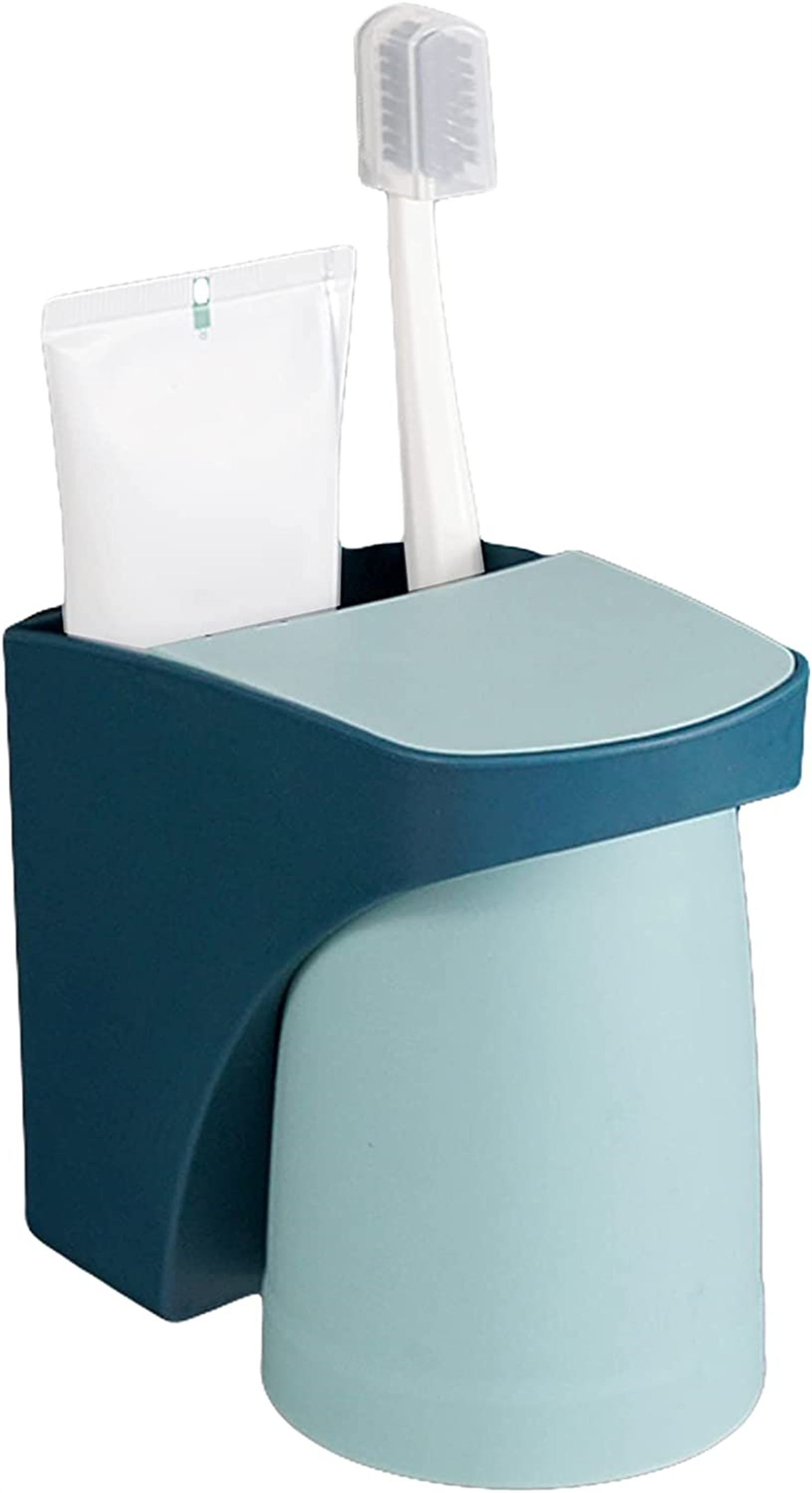 Toothbrush Holder, Multifunctional WallMounted SpaceSaving Toothbrush